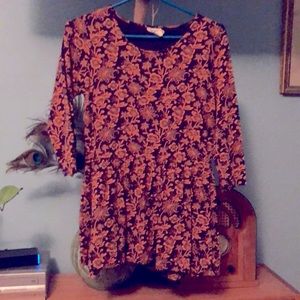 Mata Traders peplum top